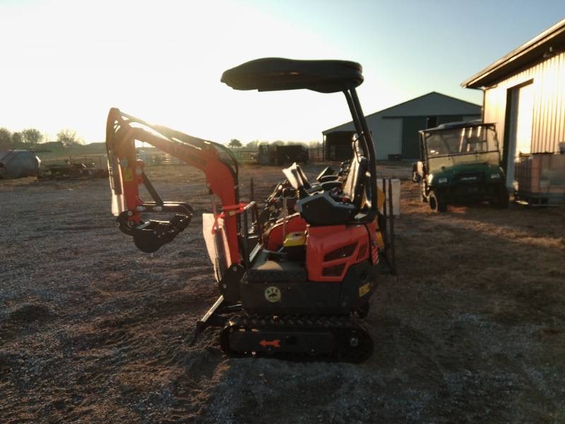 Mini excavator from a CCC Equipment auction